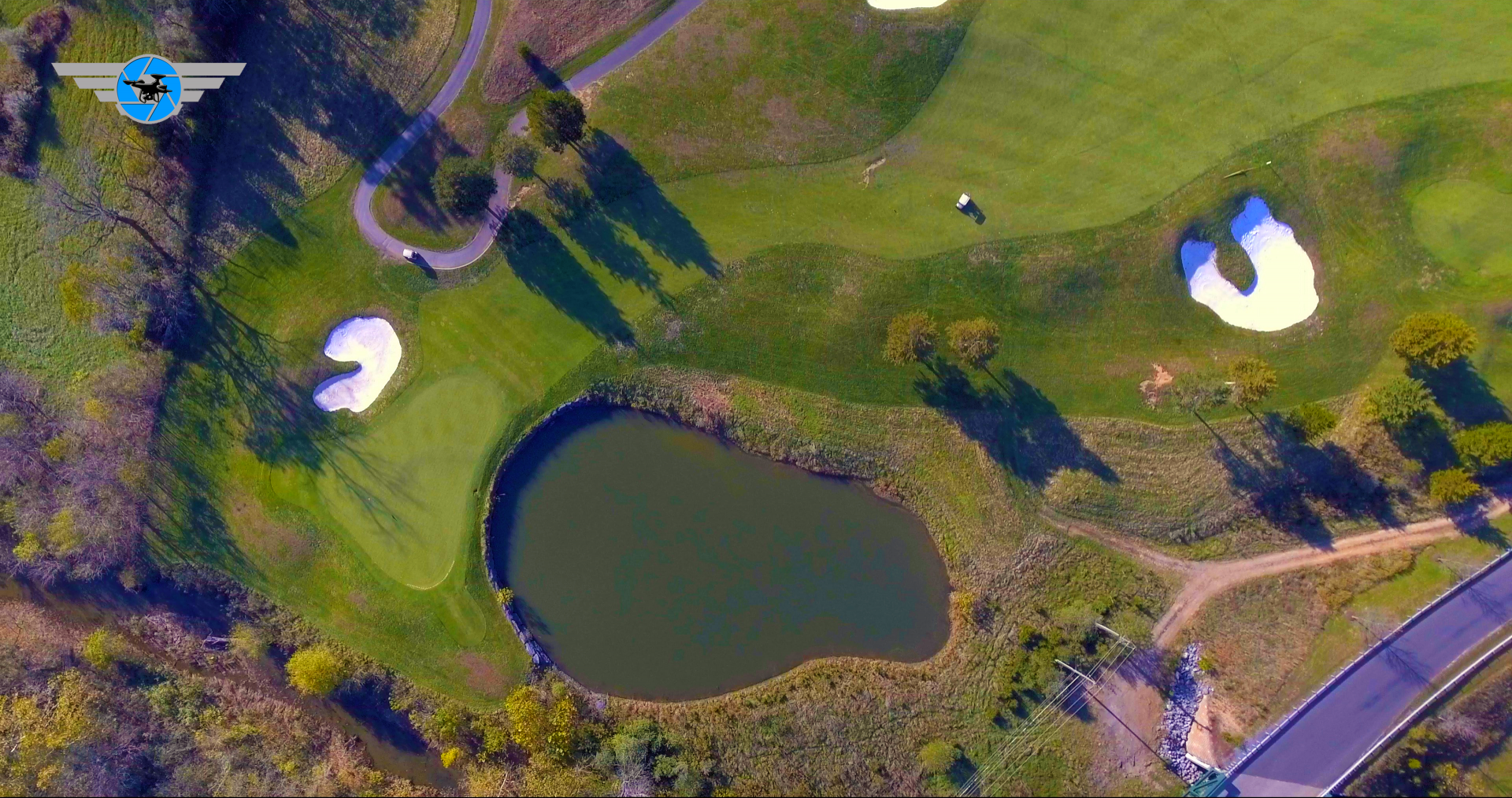 Golf course aerial photography