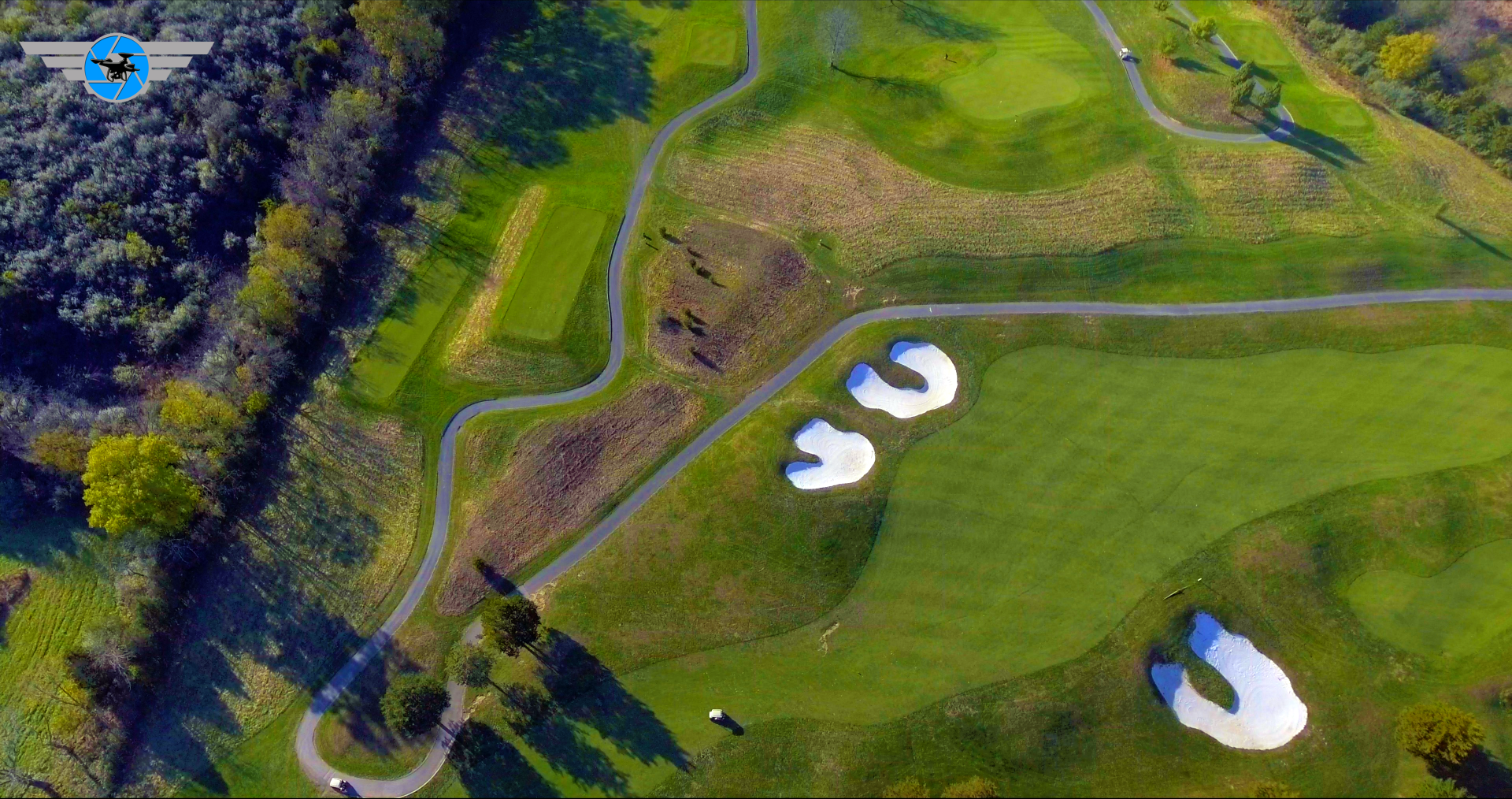 Golf course aerial photography