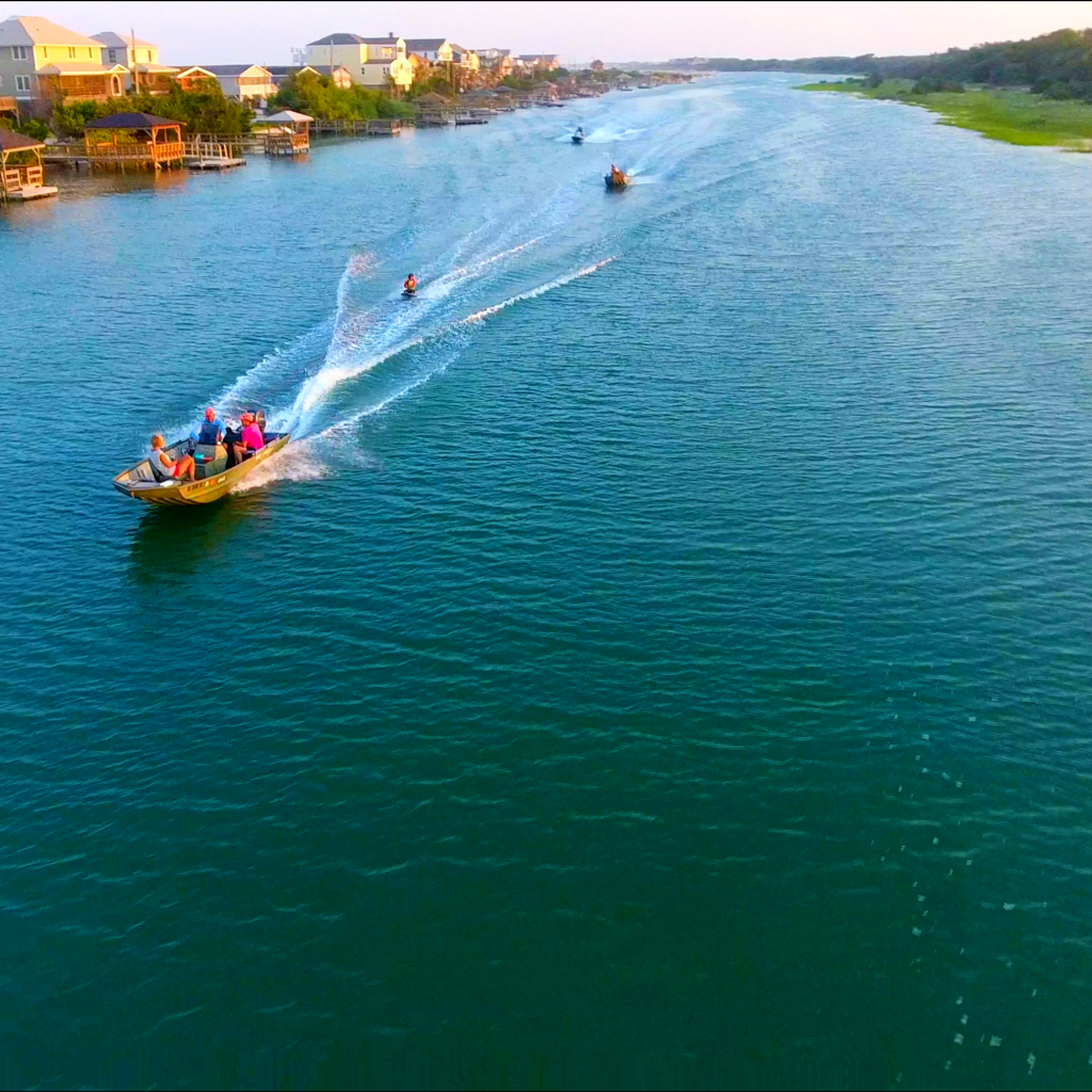 Water Skiing Aerial picture